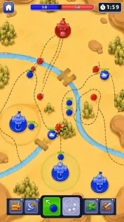 Dots Commander: RTS War 1.0.6. Скриншот 2