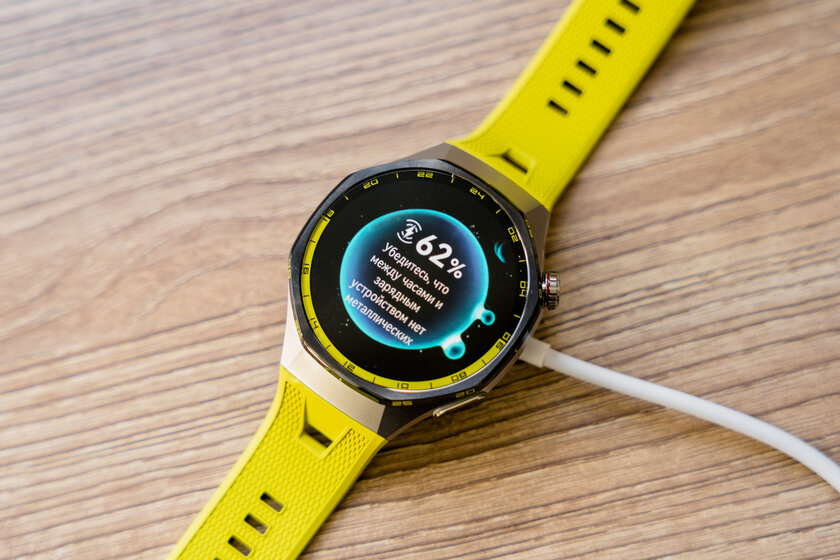 Титан, сапфир и 3 недели без розетки: обзор HUAWEI WATCH GT 7 Pro — Автономность и зарядка. 3