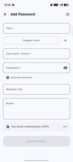 AIPOS Password Manager 1.2.2. Скриншот 3