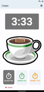 Cuppa – Чайный таймер 2.15.0. Скриншот 1