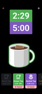 Cuppa – Чайный таймер 2.15.0. Скриншот 5