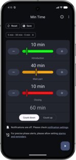 Min Time 2.0.2. Скриншот 1