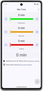 Min Time 2.0.2. Скриншот 2