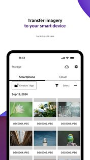 Sony Creators App 3.4.1. Скриншот 4