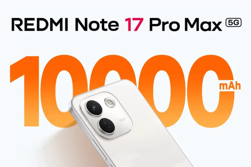 Компания Xiaomi представила Redmi Note 17 Pro Max 5G — первый в своей истории смартфон с аккумулятором 10 000 мА·ч