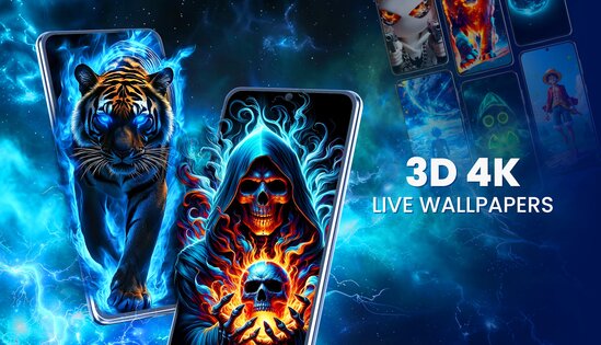 Wallpaper 3D Live 3.6.9. Скриншот 1
