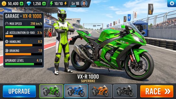 Moto Racer: Bike Racing Game 1.2.4. Скриншот 18