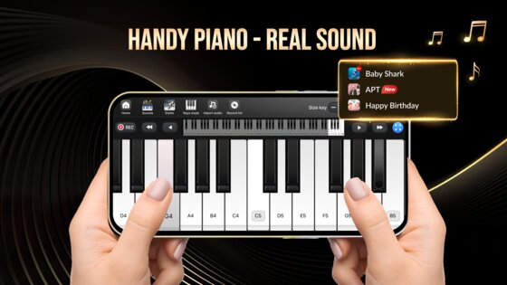 Learn Piano – Real Keyboard 3.2.157. Скриншот 1