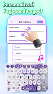 Emoji Font Keyboard & Themes 71. Скриншот 6