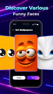 Smiley Live Wallpaper 1.0.3. Скриншот 14