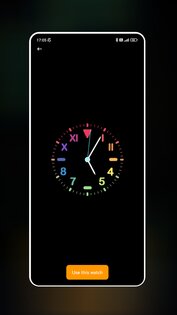 Neon Clock Wallpaper 1.8.5. Скриншот 2