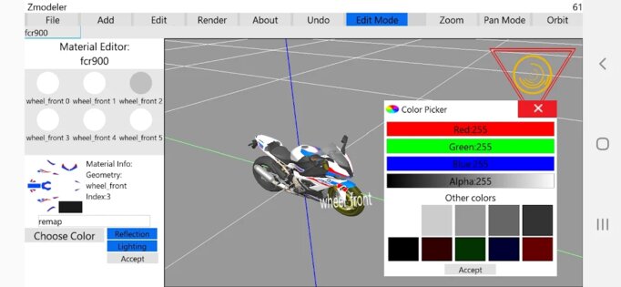 Zmodeler 2.9.4. Скриншот 7