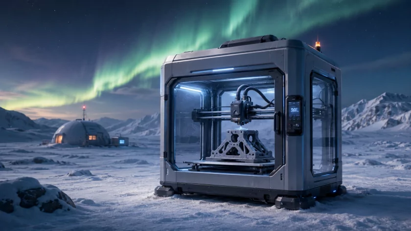 В России придумали 3D-принтер для Крайнего Севера