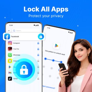 App Lock: Fingerprint & PIN 15. Скриншот 1