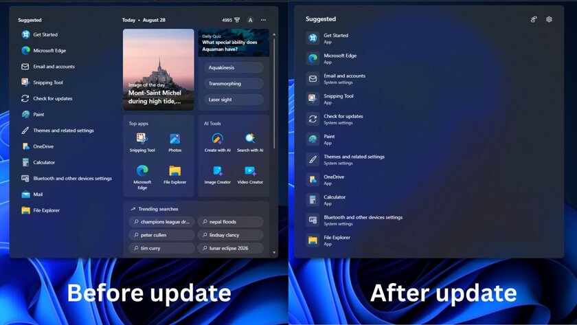 В Windows 11 появился быстрый поиск без Bing и Copilot: как включить