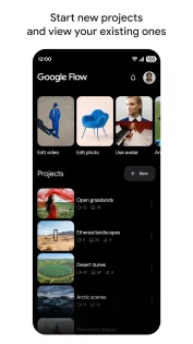 Google Flow 1.544.1. Скриншот 1