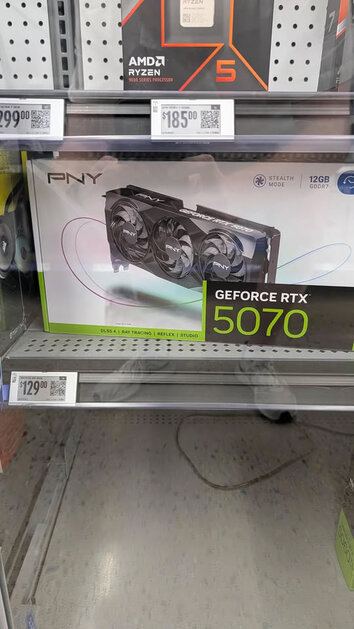 Ошибка продавца позволила пользователю приобрести видеокарту GeForce RTX 5070 всего за 129 долларов: она стоит раза в 4 больше