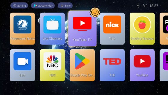 TV Launcher – Smart TV BOX 5.2.29. Скриншот 1