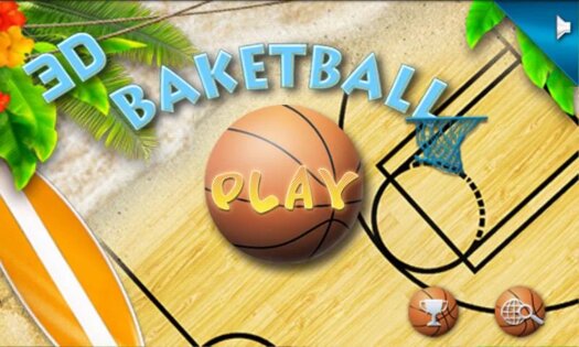 BasketBall 3D 1.0.5. Скриншот 1