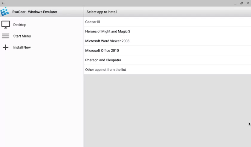 Exagear Srv Windows Emulator