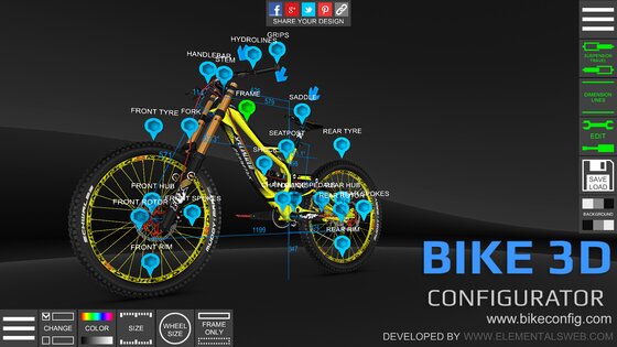 Bike 3D Configurator 2.0.0. Скриншот 1