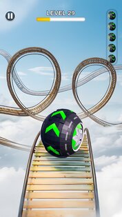 Rolling Ball Sky Escape 1.121. Скриншот 2