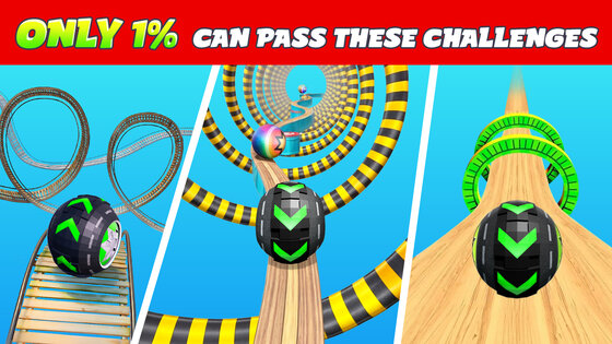 Rolling Ball Sky Escape 1.120. Скриншот 8