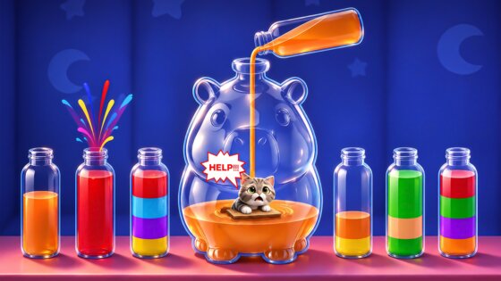 Water Sort! Цветная Логика 1.0.61. Скриншот 8