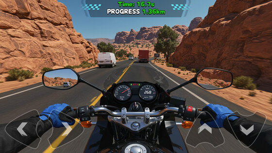 Moto Traffic: Race Master 3D 1.4.0. Скриншот 2
