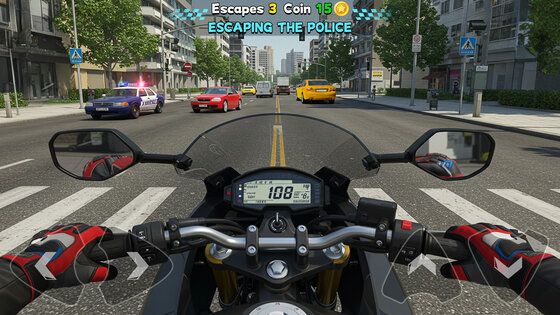 Moto Traffic: Race Master 3D 1.4.0. Скриншот 4