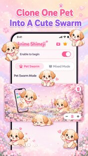 Emoji Battery & Shimeji Pet 1.0.1. Скриншот 6