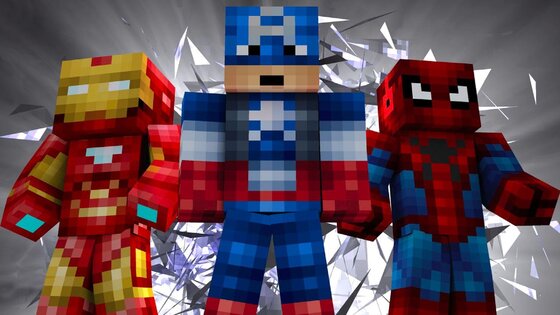 Superheroes Minecraft 25.0.2. Скриншот 2