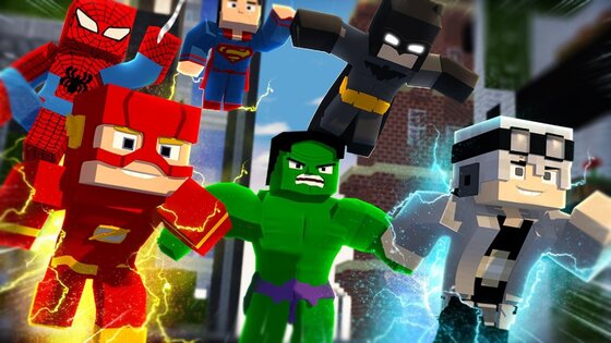 Superheroes Minecraft 25.0.2. Скриншот 9