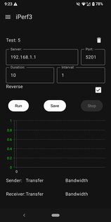 iPerf3Client 1.3. Скриншот 3