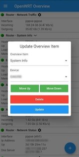 OpenWrt Manager 1.42.0. Скриншот 4