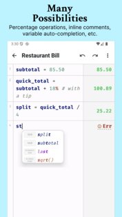 NerdCalci 4.9.7. Скриншот 3