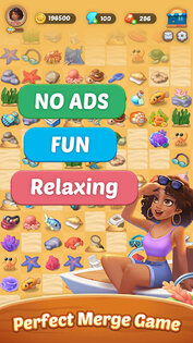 Seaside Escape: Merge & Story 2.6.5. Скриншот 3