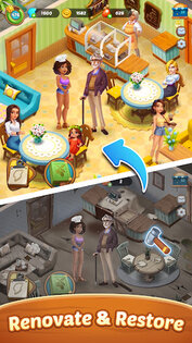 Seaside Escape: Merge & Story 2.6.5. Скриншот 4