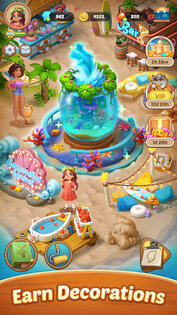 Seaside Escape: Merge & Story 2.6.5. Скриншот 5