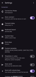 Bluetooth QR & Barcode to PC 2.3.2. Скриншот 4