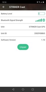 Garmin STRIKER Cast 1.7.3194. Скриншот 3