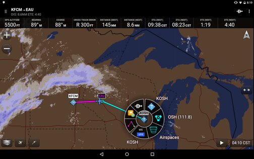 Garmin Pilot 26.9.1. Скриншот 19