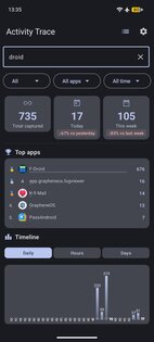 Activity Trace 0.10.0. Скриншот 3