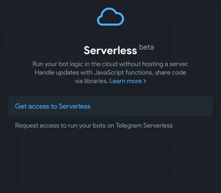 В Telegram появились боты на собственных серверах: как подать заявку на тестирование?