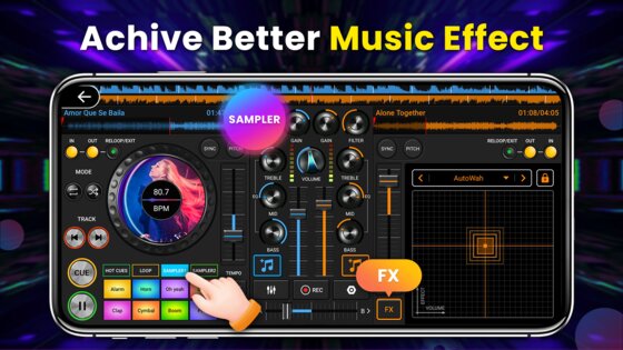 DJ Музыкальный микшер-3D плеер 2.0.7. Скриншот 10