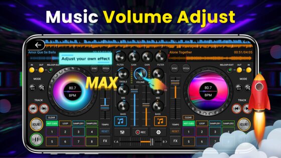DJ Музыкальный микшер-3D плеер 2.0.7. Скриншот 13