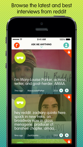 Для iOS появилось приложение Ask Me Anything для доступа к Q&A-сессиям на Reddit