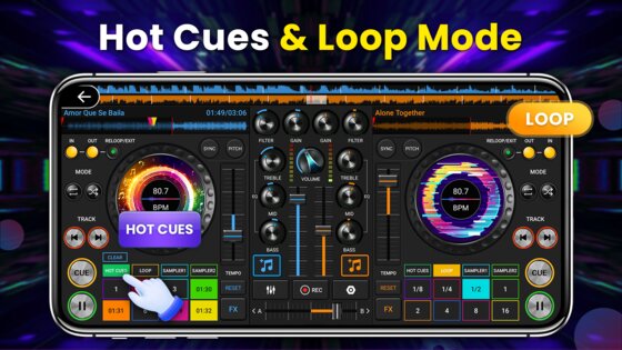 DJ Музыкальный микшер-3D плеер 2.0.7. Скриншот 17