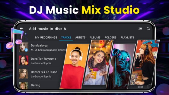 DJ Музыкальный микшер-3D плеер 2.0.7. Скриншот 20