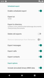 SMS Import / Export 2.12.0-standard. Скриншот 6